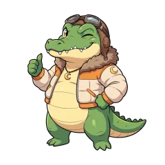 Buton maskotu: Croco