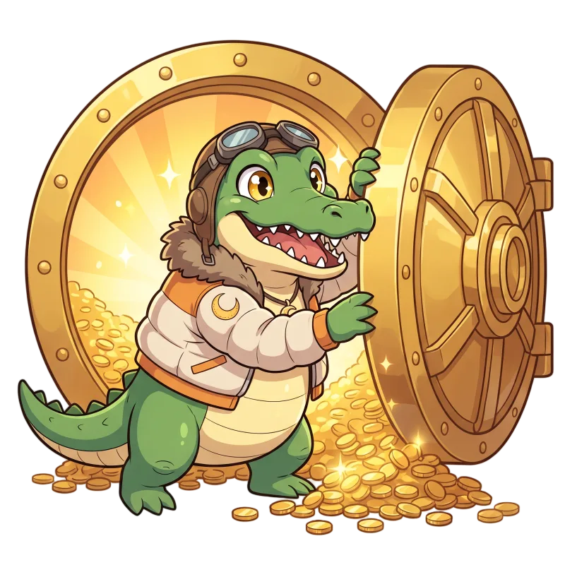 Croco Vault: altın ay ışığında açılan kasa